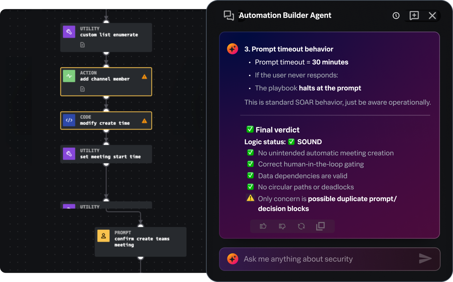 Automation builder agent