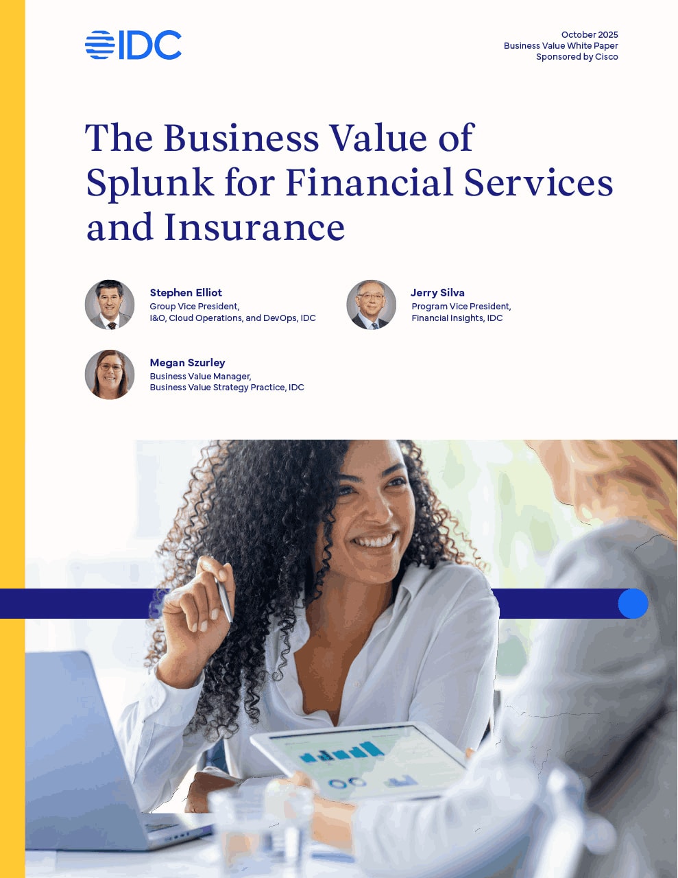 The Business Value of Splunk for Financial Services and Insurance cover