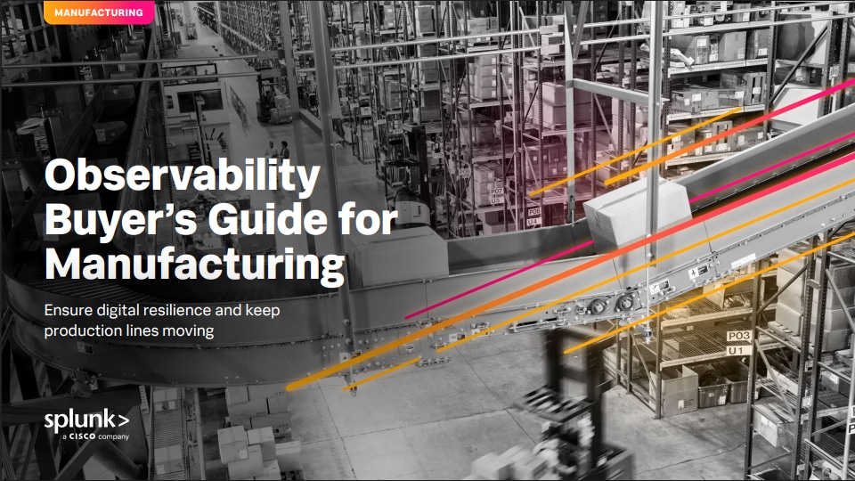 Choose the right observability tool for manufacturing