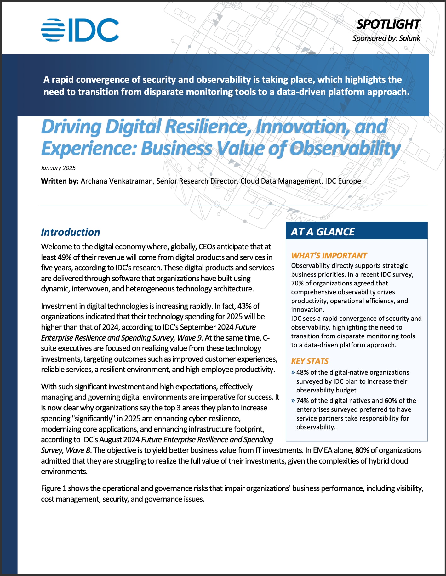 The Business Value of Observability: IDC Spotlight Report