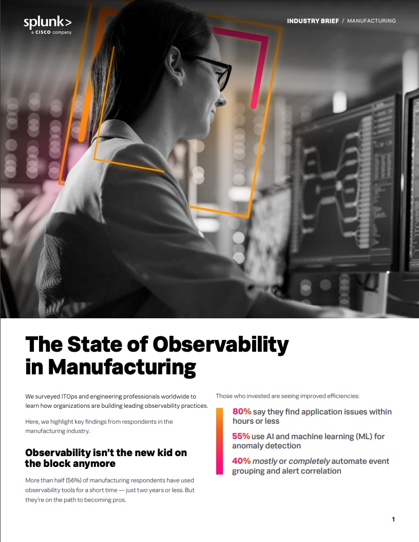 The State of Observability in Manufacturing in 2024