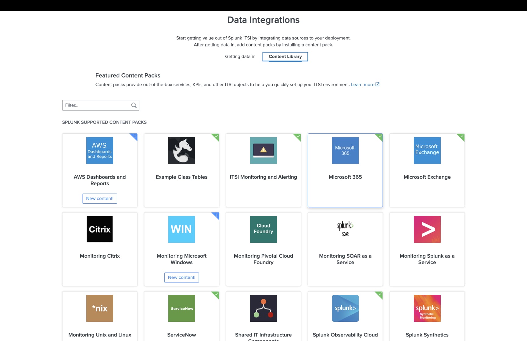 Splunk IT Service Intelligence Integrations