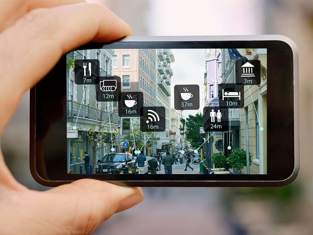 AR (拡張現実)モバイルソリューションのイメージ