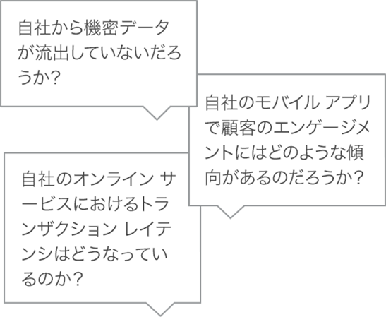 Splunkデータに関するどのような質問にも対応 アイコン