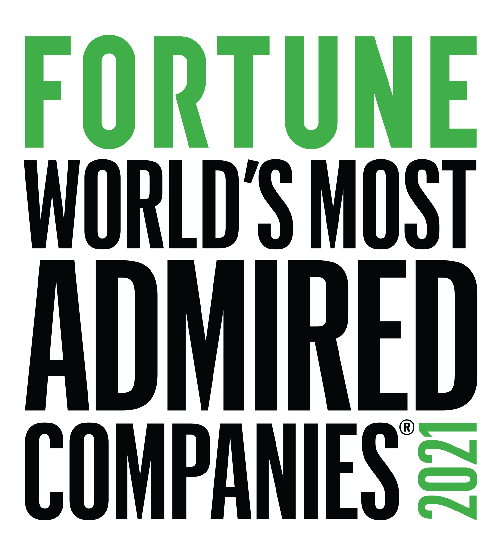 Fortune : World’s Most Admired Companies 2021