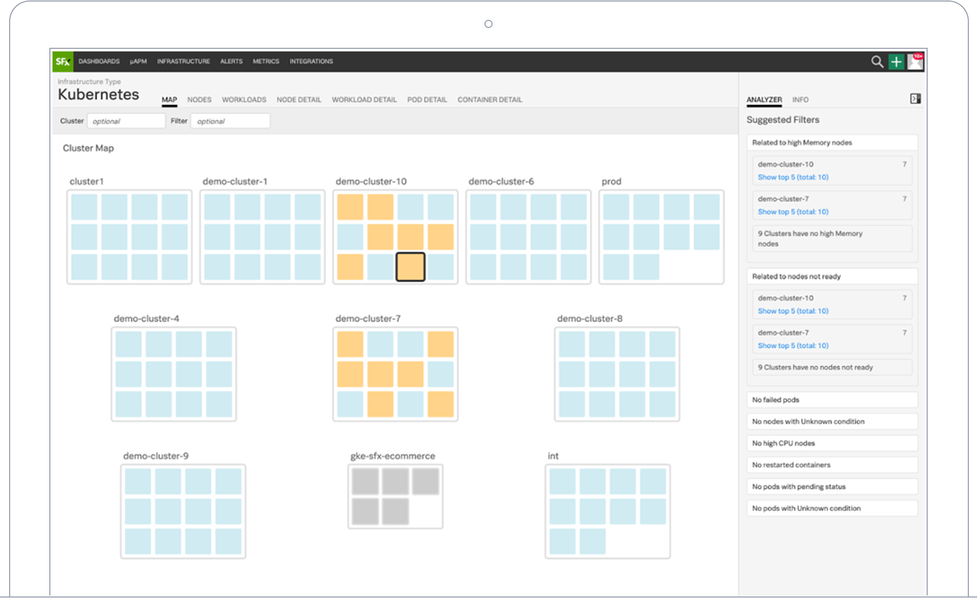 desktop screenshot8x5 Kubernetes analyzer