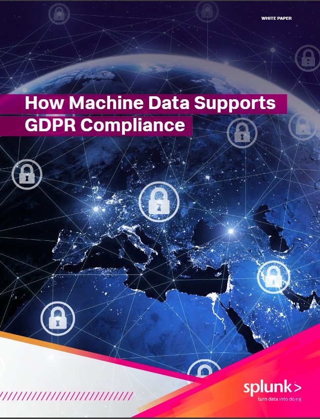 How to Implement GDPR Compliance using Machine Data