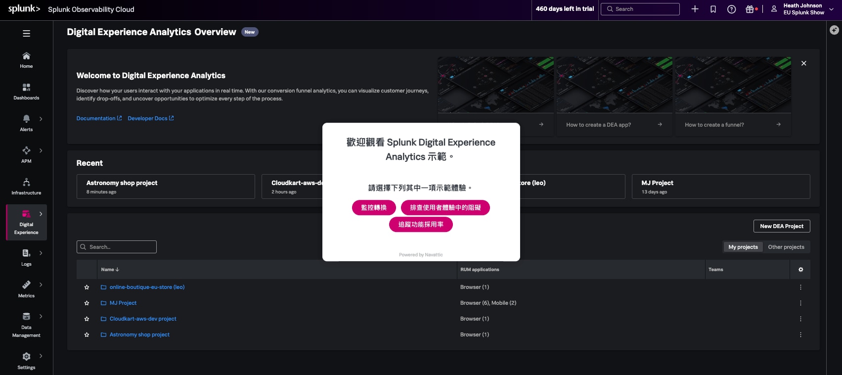 數位體驗分析產品導覽