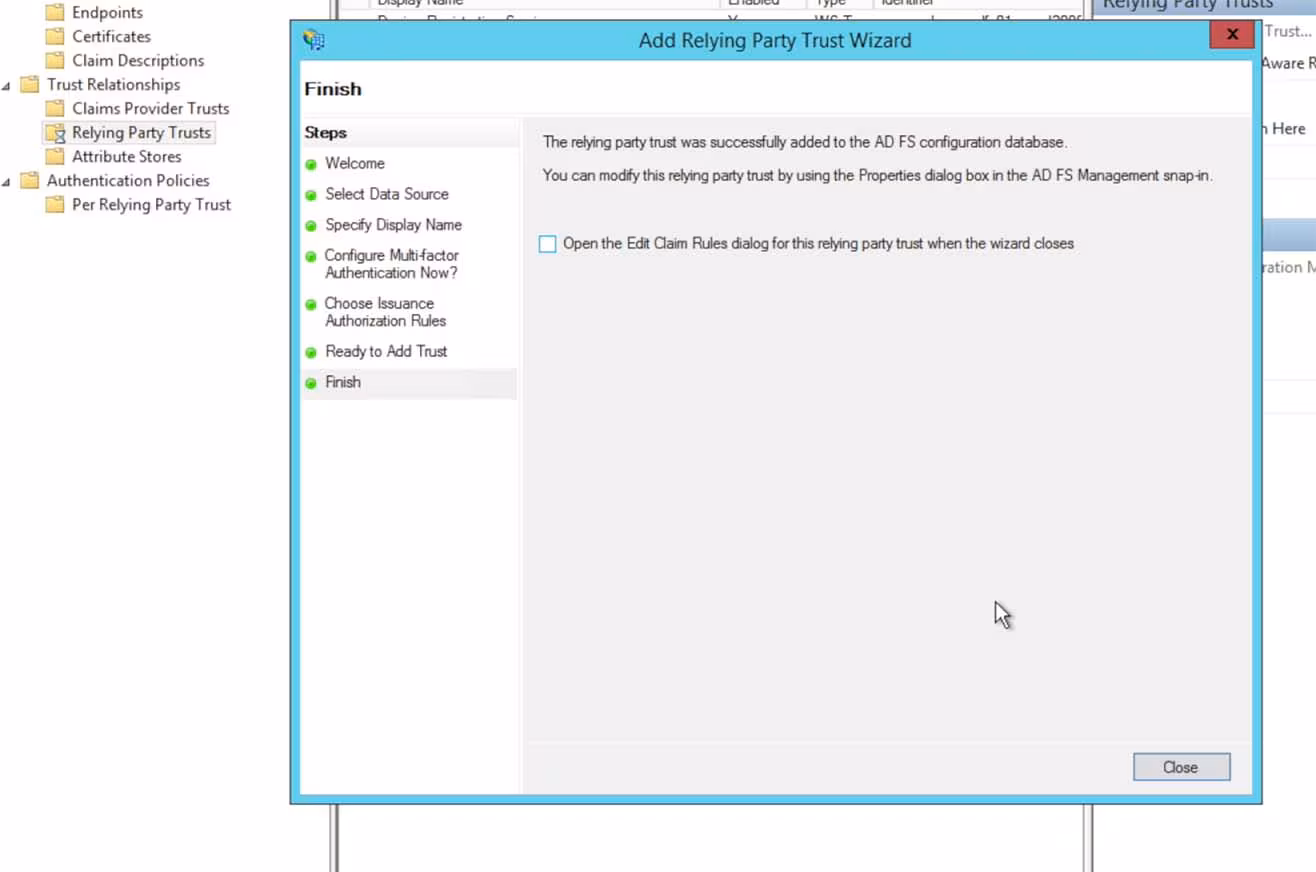 Step 9 edit claim rules