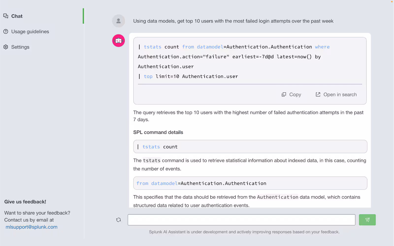 Introducing Splunk AI Assistant for SPL Through a Cloud Connected Solution: On-Prem AI Without the GPU Hassle