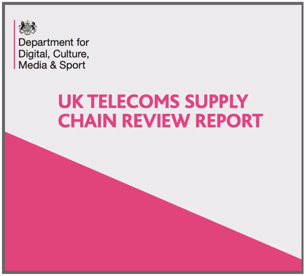 UK Telecoms Supply Chain Review Report