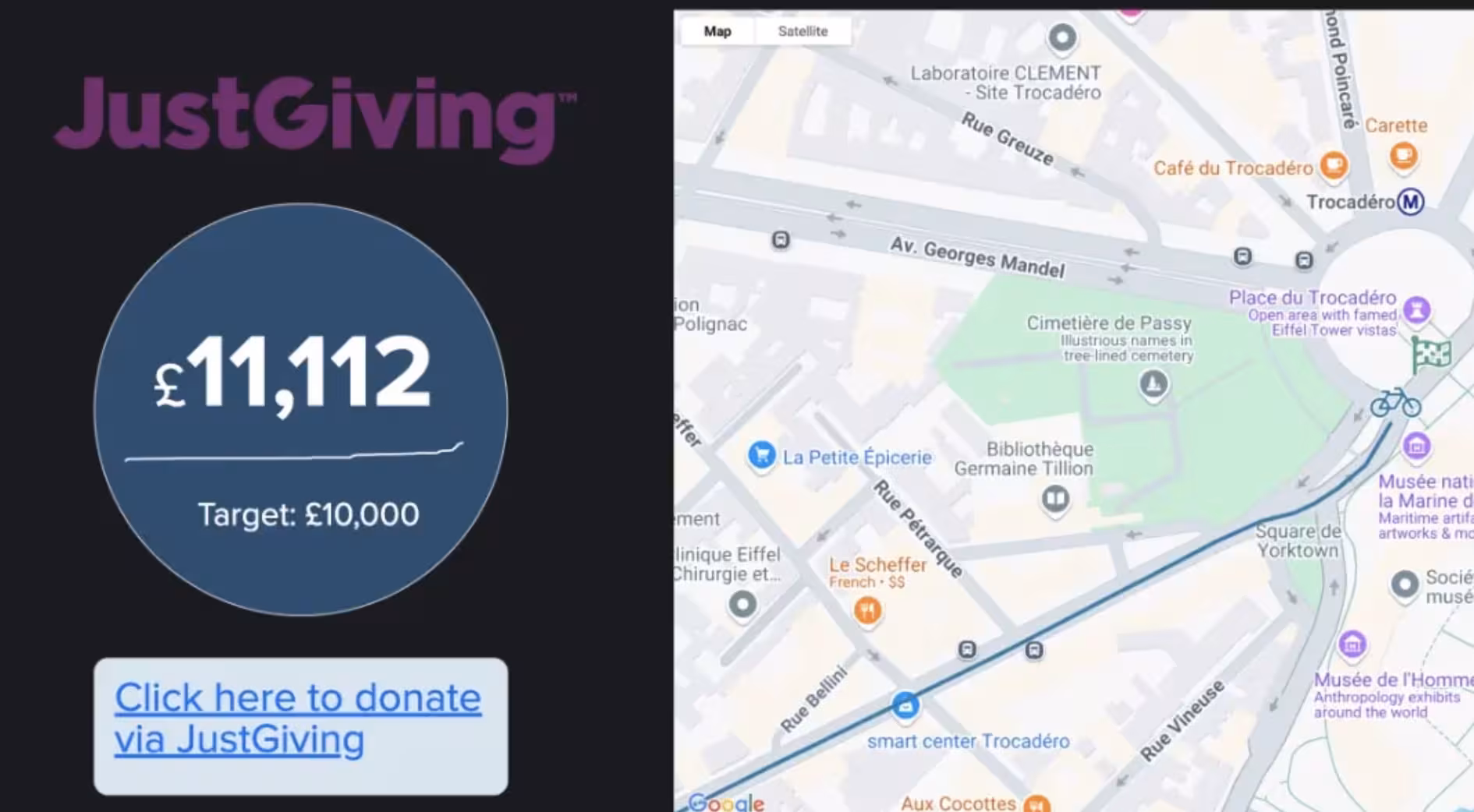 London to Paris Cycle for Prostate Cancer - Rider Analytics