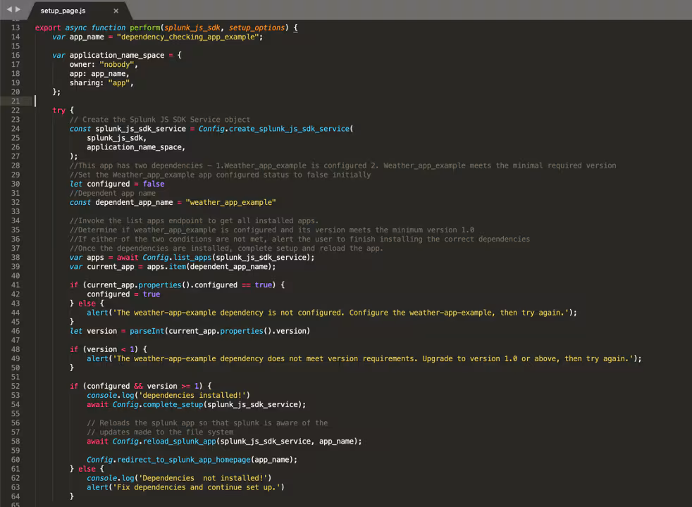 Enable First-Run App Configuration With Setup Pages